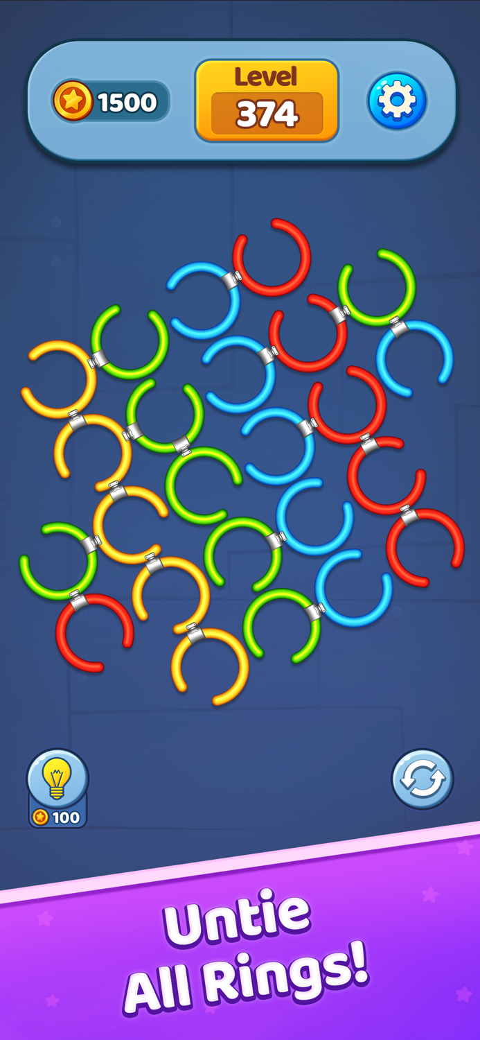 Rotate Rings - Circle Puzzle