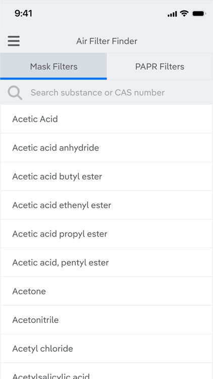 Dräger Air Filter Finder