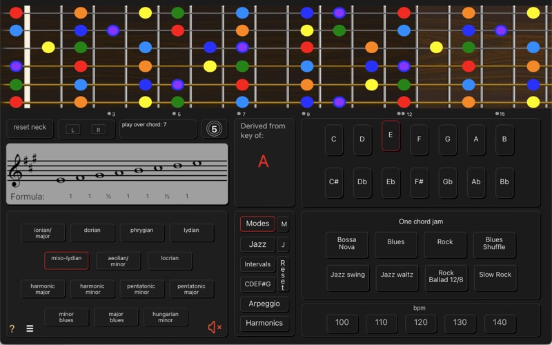 Screenshot #2 pour Guitar Scales in Colour