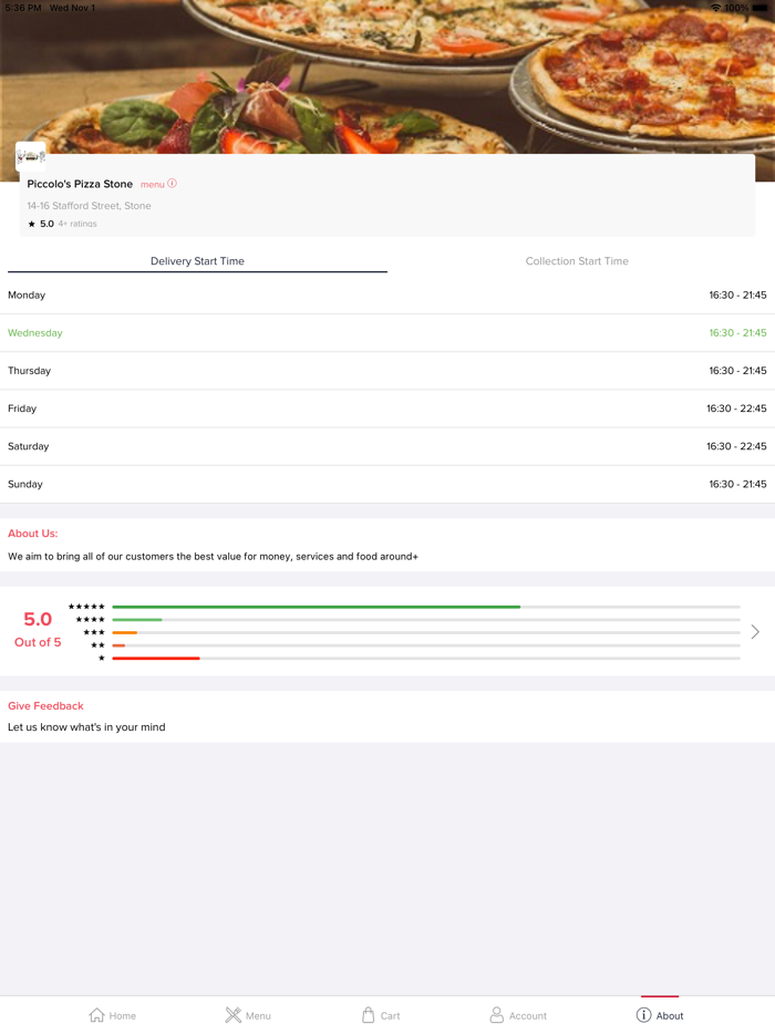 Piccolos Pizza Stone