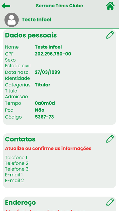 Serrano Tênis Clube - Lages Screenshot