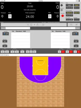 Game screenshot Segnapunti basket light mod apk