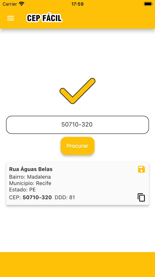 #5. Cep Fácil (iOS) 由: Rafael Marques de Sa