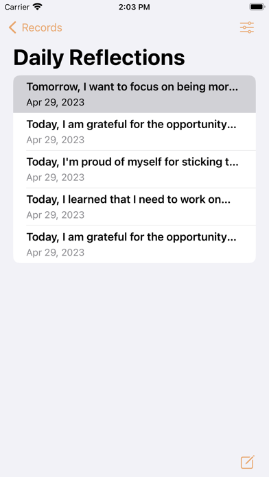 Screenshot #3 pour Chapters - Your Daily Notebook