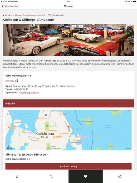 Screenshot #6 pour Museiguide Arbetslivsmuseer