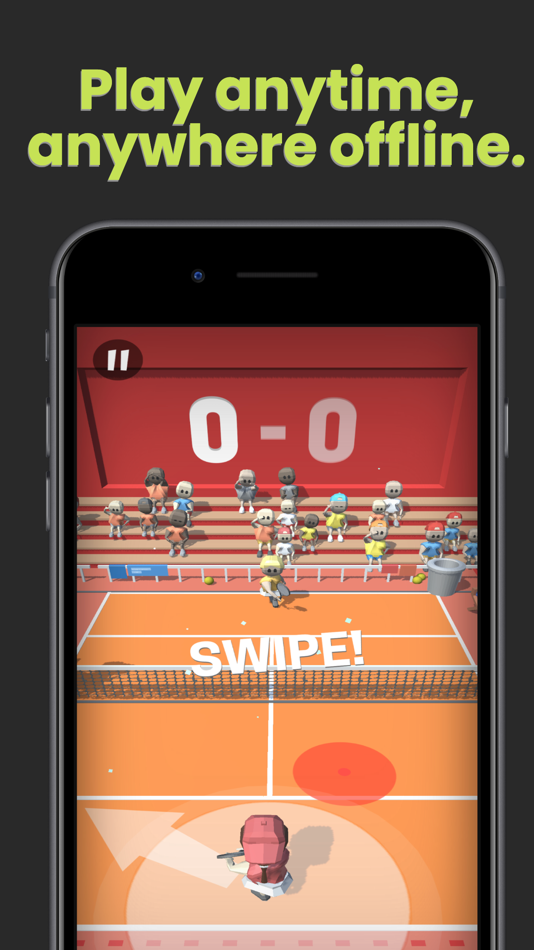 #1. Voxel Tennis! (iOS) 由: Youssef Keram