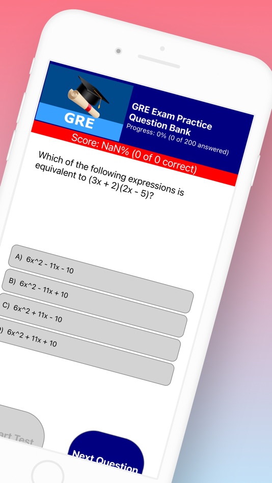 #2. GRE Exam Practice (iOS) 由: Koray Salman
