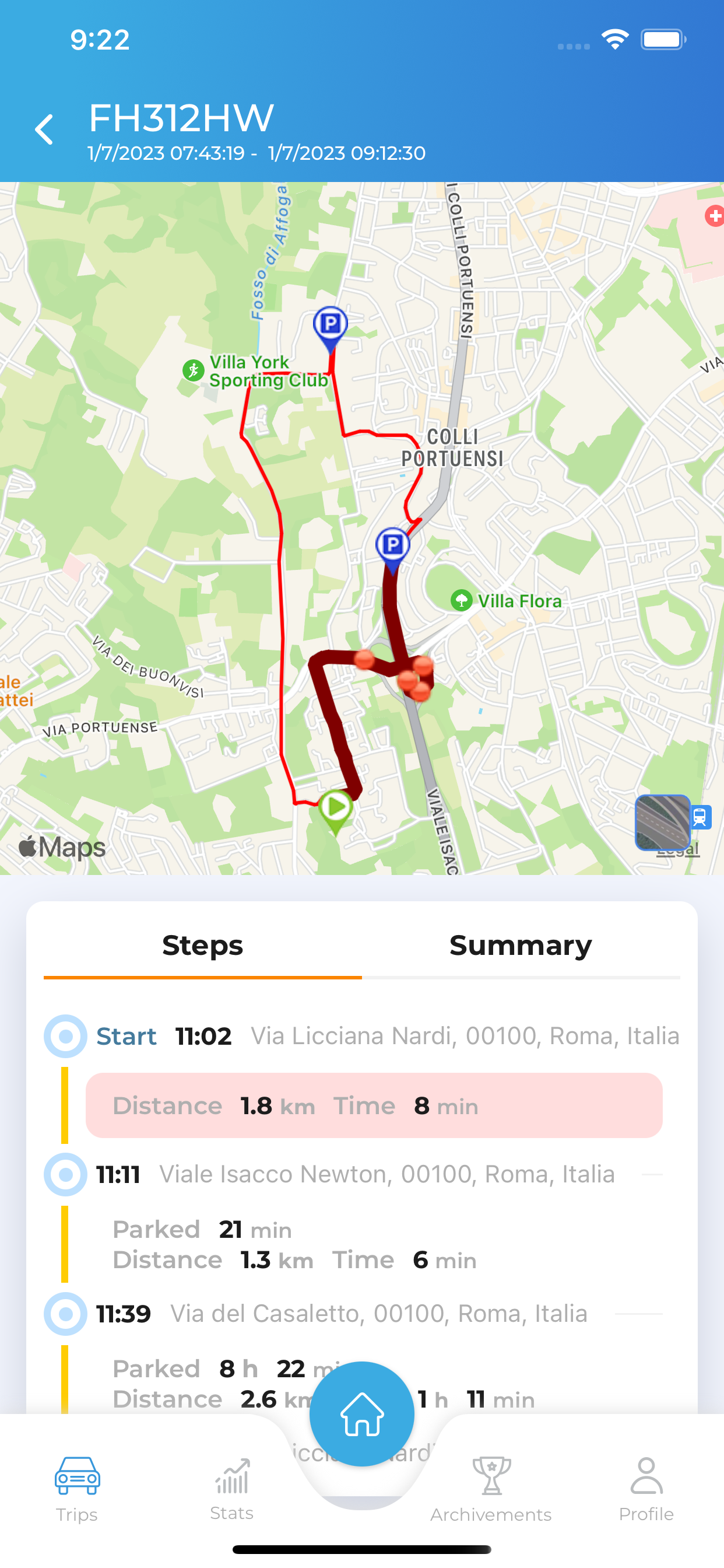 GoTraxx Trips