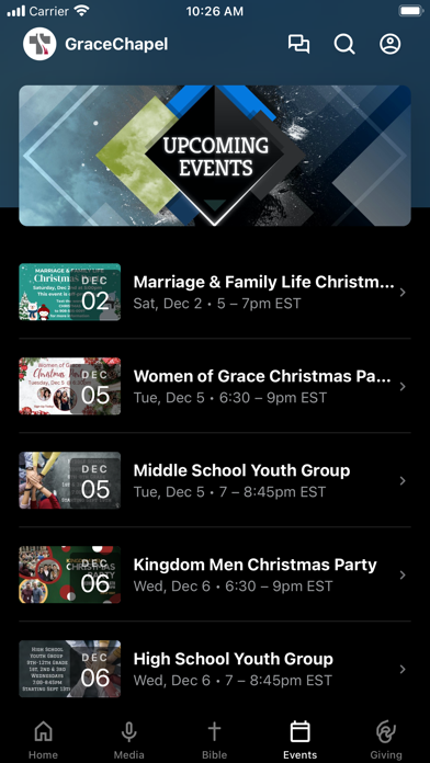 Grace Chapel Bedminster Screenshot