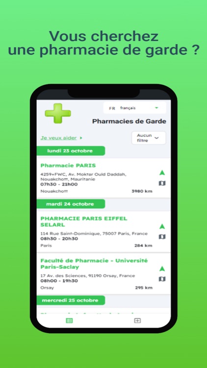 Pharmacies de garde - France