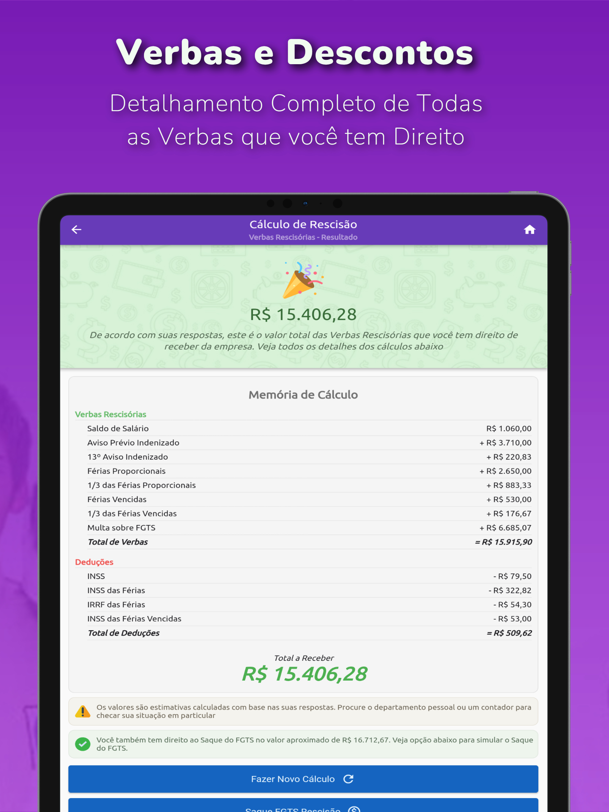 Cálculo Rescisão CLT