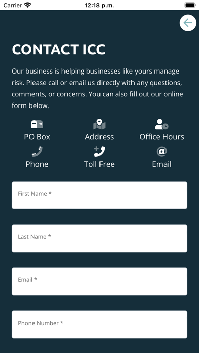 ICC2Go Screenshot
