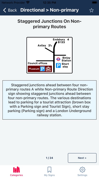 DVLA Driving Theory Road Signs