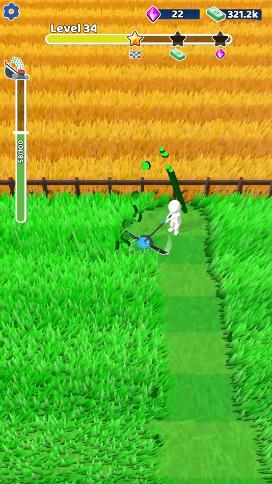#1. Grass Master: Lawn Mowing 3D (iOS) 由: BoomHits sp. z o.o.