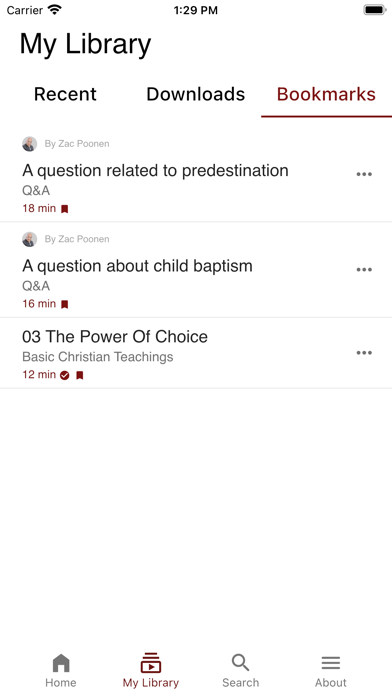 Bible Study with Zac Poonen Screenshot