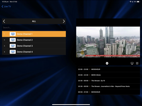 Screenshot #6 pour ALL IPTV PLAYER Pro