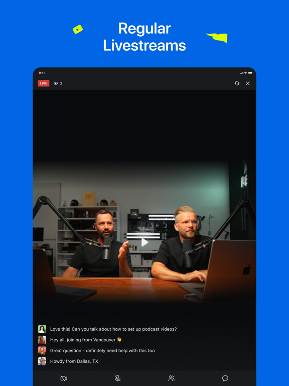 Creator Camp iPad screenshot 1 - Social Networking app
