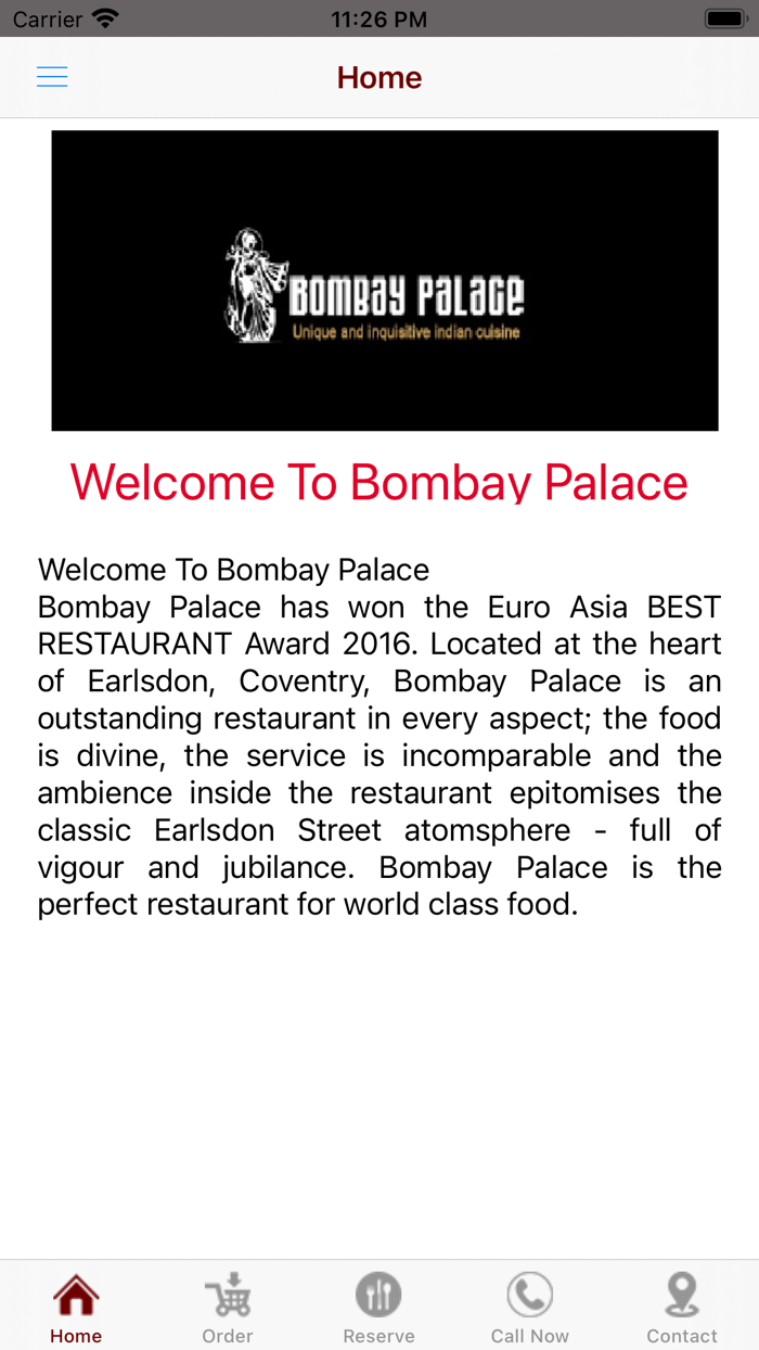 Bombay Palace Coventry