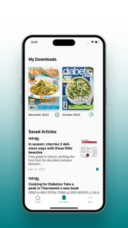 diabetic living magazine iphone screenshot 2