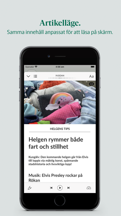 Kungälvs-Posten e-tidning Screenshot