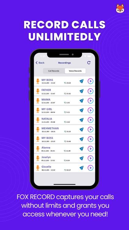 Call Recorder Phone - CallFox screenshot-3