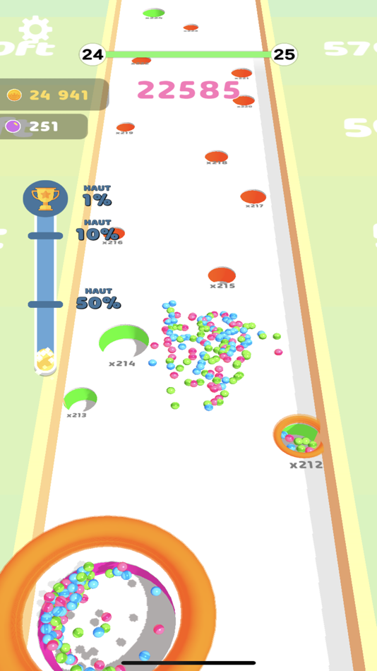 #5. Balls go High (iOS) 来自: Voodoo