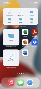 Folder Shortcuts @ Homescreen screenshot #4 for iPhone