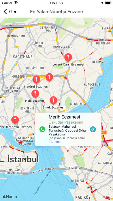 Nöbetçi Eczane - Pharmacies Screenshot