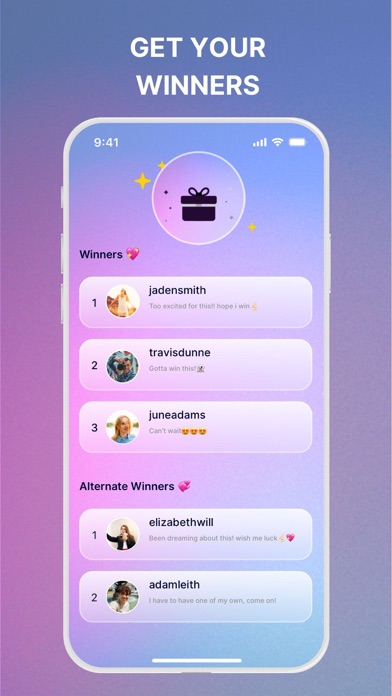 Giveaway Picker for Instagram™ by Omer Faruk