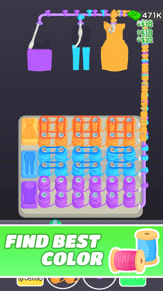 #4. Merge And Knit (iOS) 由: Mert Kalak