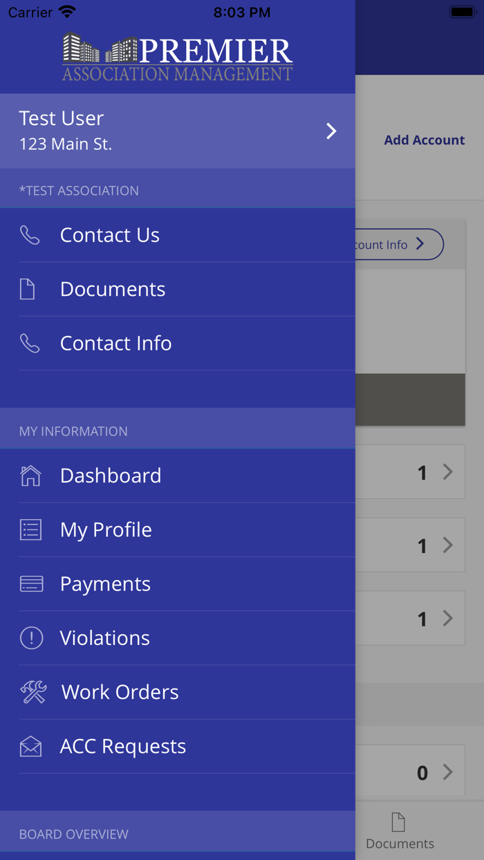 My Premier Assn Mgmt App