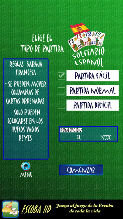 Screenshot #2 pour Solitario Español