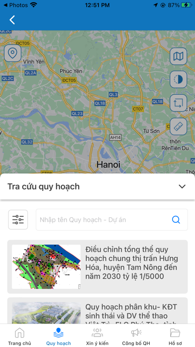 Hệ thống GIS Phú Thọ Screenshot