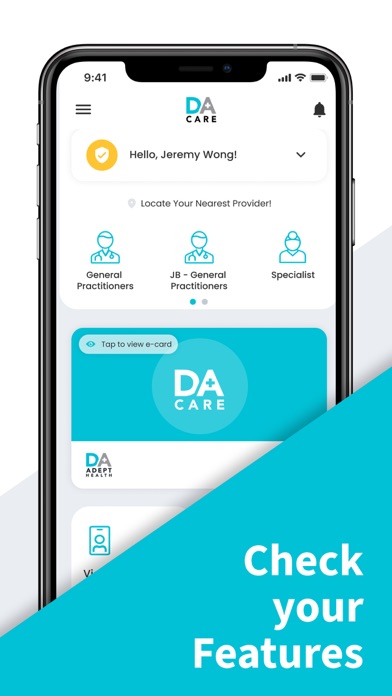 DA Care Screenshot