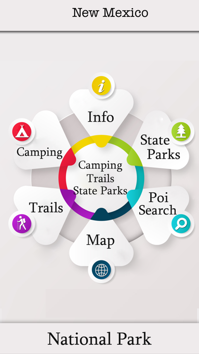 New Mexico - Camping & Trails Screenshot