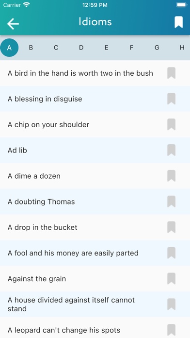 Idioms and Phrases for English Screenshot