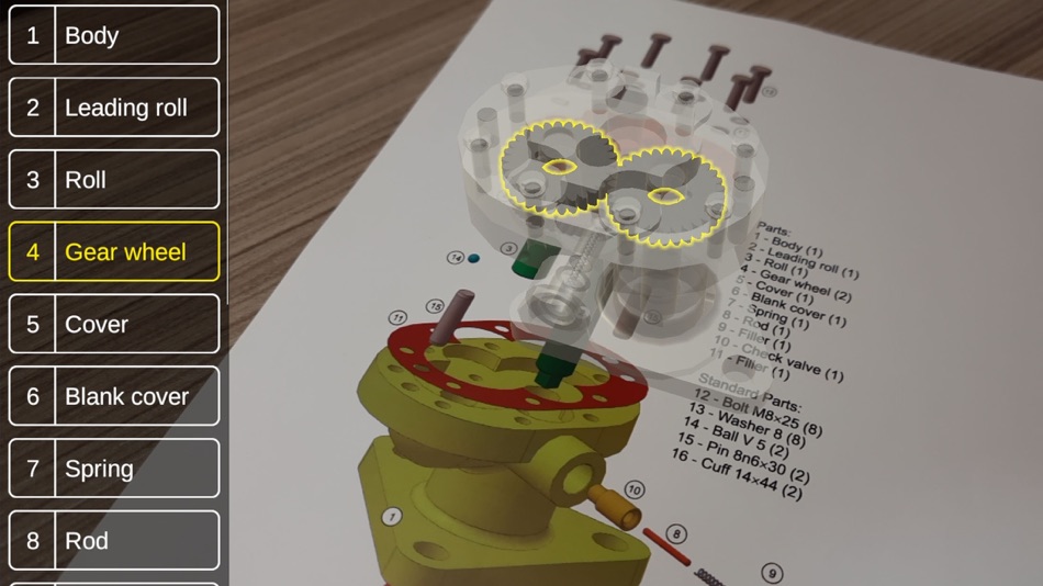 #3. AR for Engineering Graphics (iOS) بواسطة: MIZHNARODNA ASOTSIATSIYA TEKHNOLOGICHNOGO ROZVYTKU TA INNOVATSII