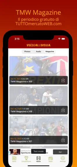 Game screenshot Voce Giallorossa apk