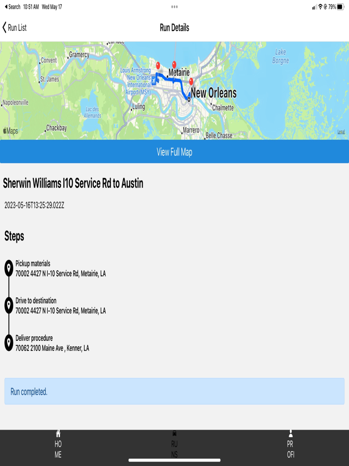 Construction Run Driver