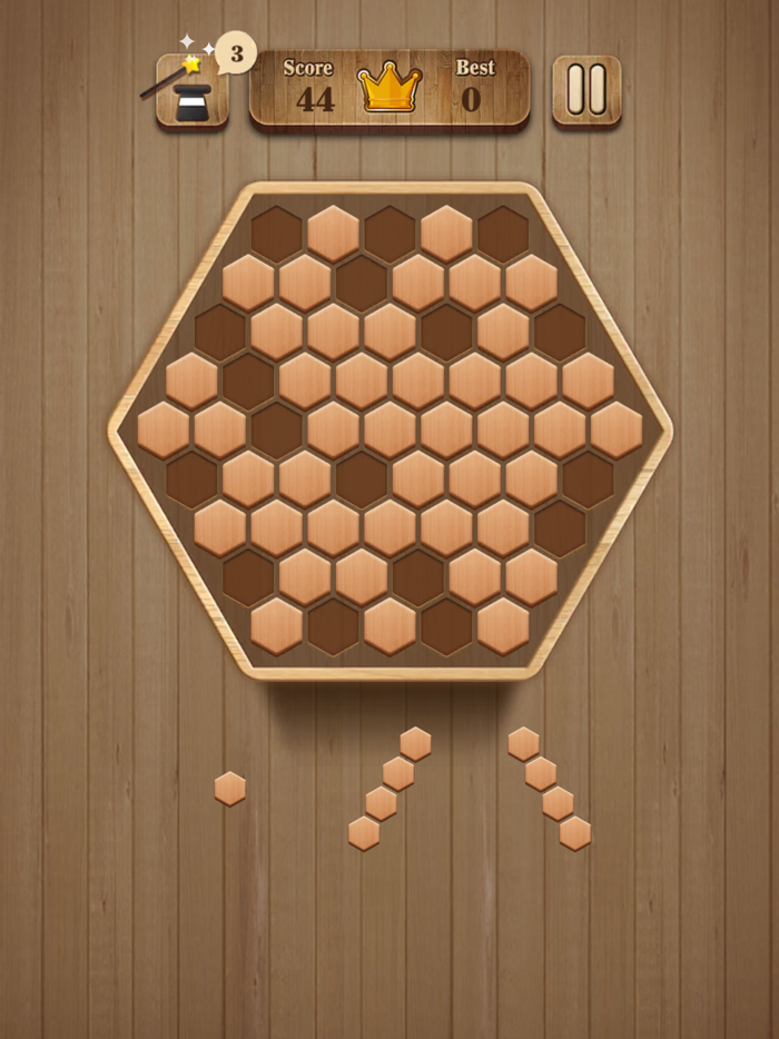 Woodytris Hexa Puzzle