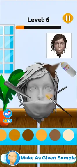 Game screenshot Sculpt Face 3D Squishy Clay hack