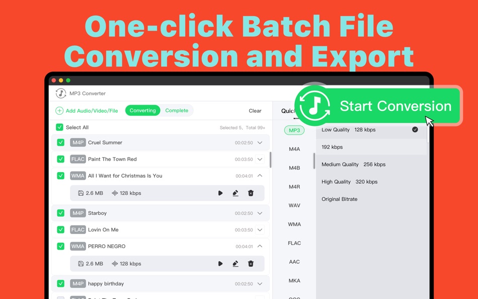 #4. Convert videos to MP3 audio (macOS) 由: 子扬 周