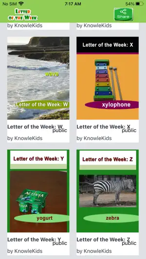 Letter of the Week screenshot 2