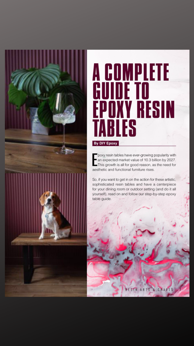 Resin Arts and Crafts Magazine Screenshot