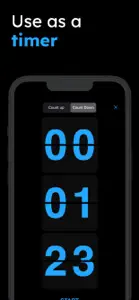 Flip Clock - Digital & Retro screenshot #2 for iPhone