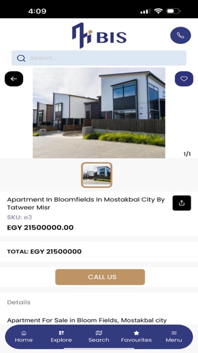 BIS Real Estate Screenshot