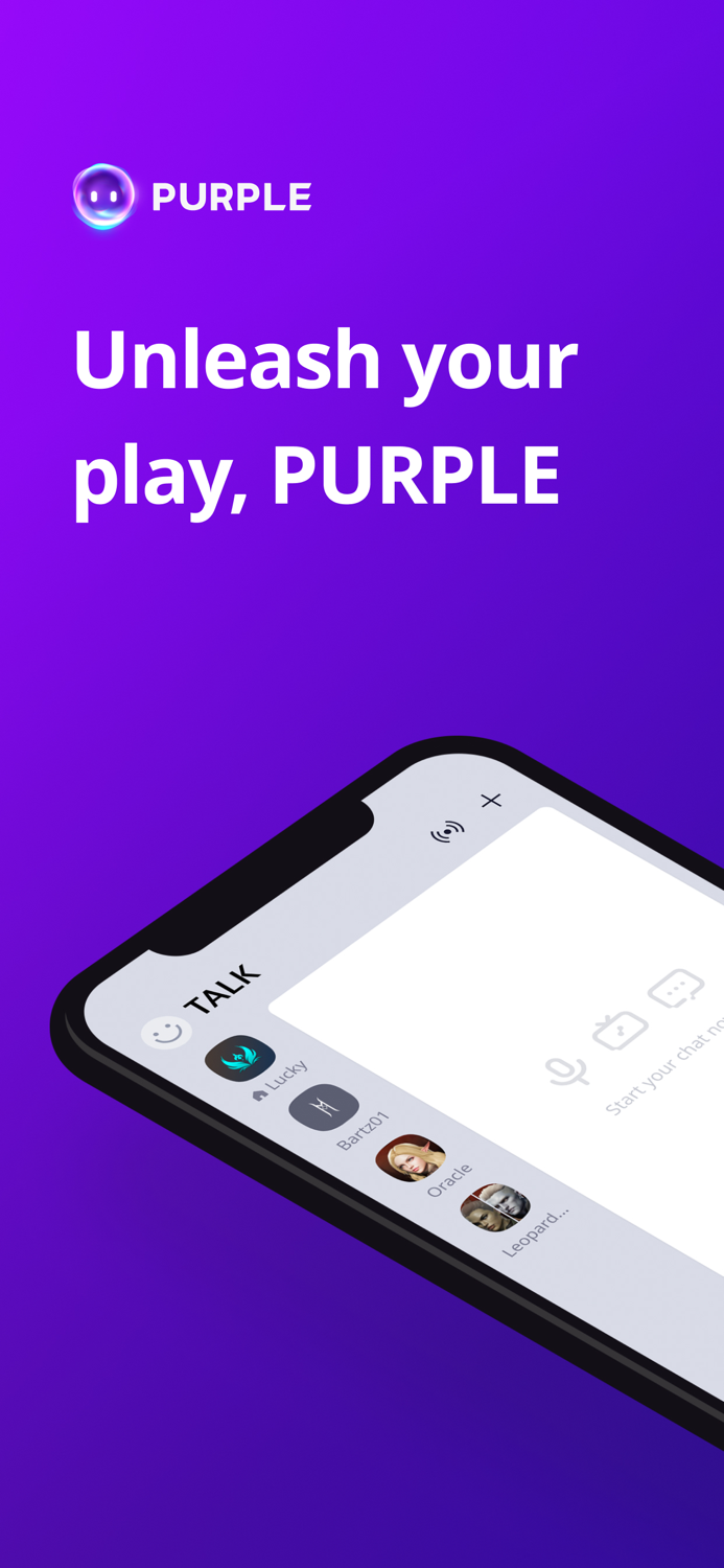 PURPLE Play Chat and Stream