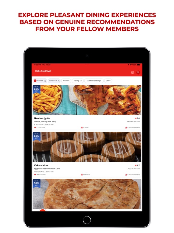 Keeperz iPad screenshot 3 - Food & Drink app