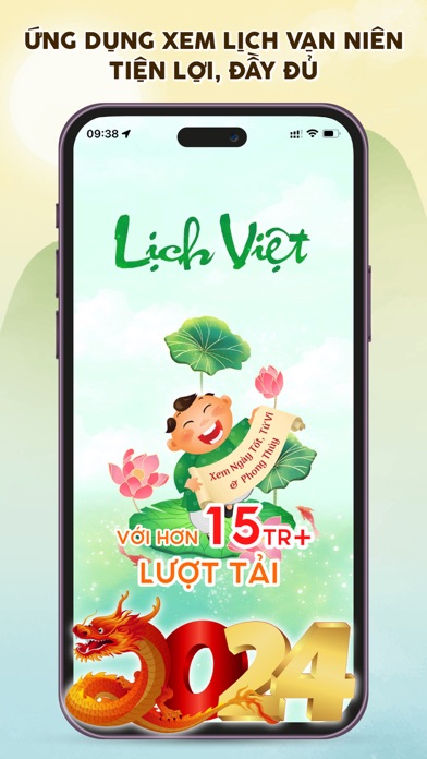 Screenshot #1 pour Lịch Vạn Niên 2024 - Lich Viet