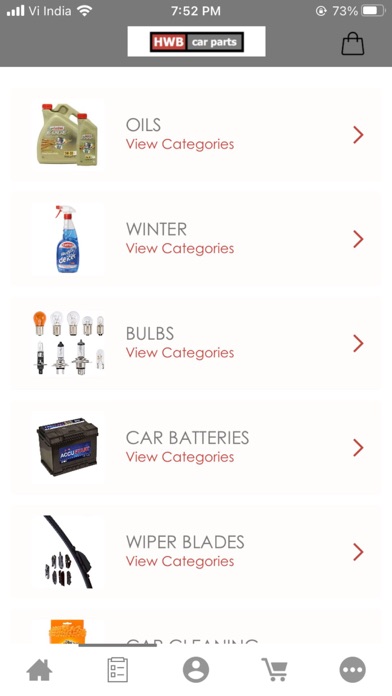 HWB Car Parts Screenshot